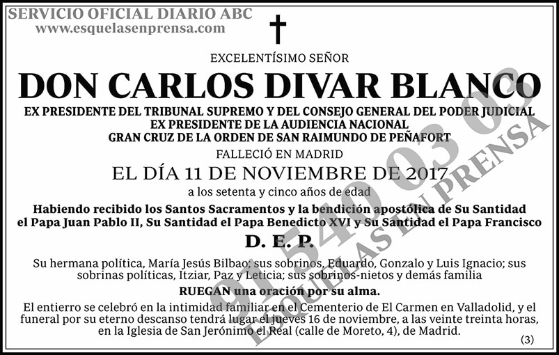 Carlos Divar Blanco